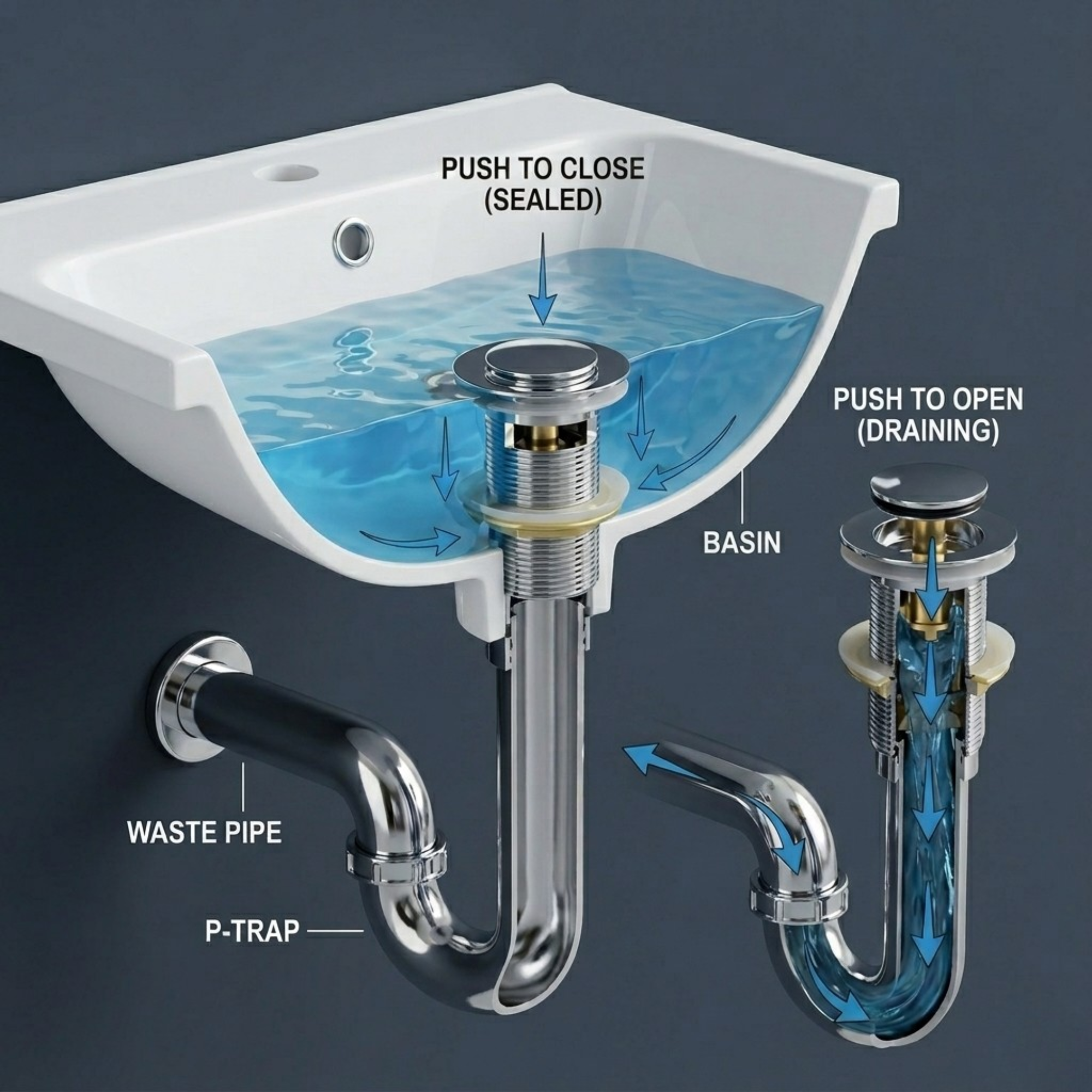 Verda Square Basin Mixer Tap