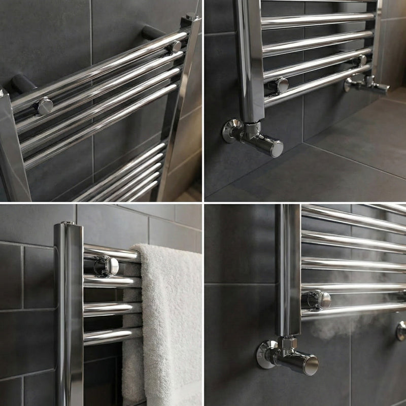 Heated Towel Rail 600x800mm – Wall Mounted Ladder Radiator