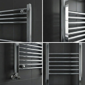 Chrome Heated Towel Rail 400x1600mm – Wall Mounted Ladder Radiator