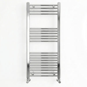 Chrome Heated Towel Rail 400x1200mm – Wall Mounted Ladder Radiator
