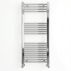 Heated Towel Rail – 500 x 1200mm – Straight Bars – Chrome