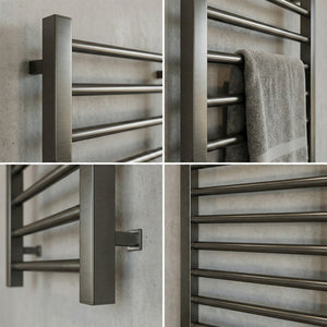 Heated Towel Rail -Gumental– 500 x 1200mm – Straight Bars