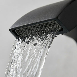 Vista Bath Filler Matte Black