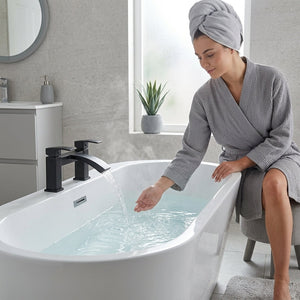Vista Bath Filler Matte Black