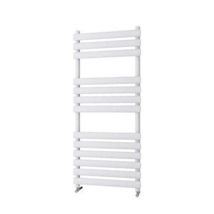 Heated Towel Rail – White – 500 x 1200mm – Straight Bars