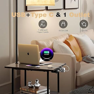 PESRAE Floor Lamp with Table