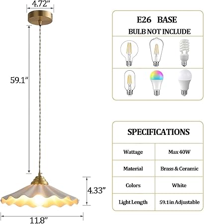 Ceramic Pendant Light