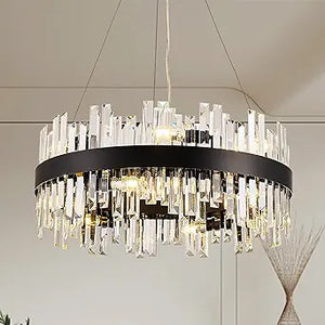 Black Crystal Chandelier
