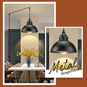 Plug in Pendant Light, 15FT Hanging Lights