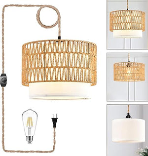 Boho Plug in Pendant Light