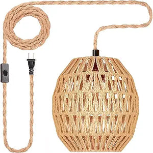 Hanging Lamps Rattan Pendant Light