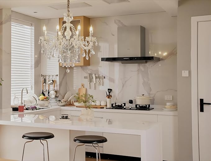 Clear 8 Lights K9 Crystal Chandelier