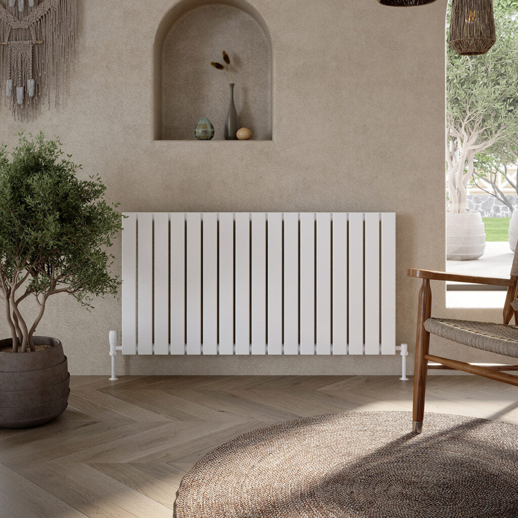 Astro 1121X600 Horizontal White Towel Rail
