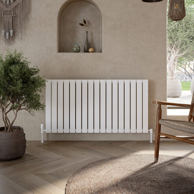 Astro 1121X600 Horizontal White Towel Rail