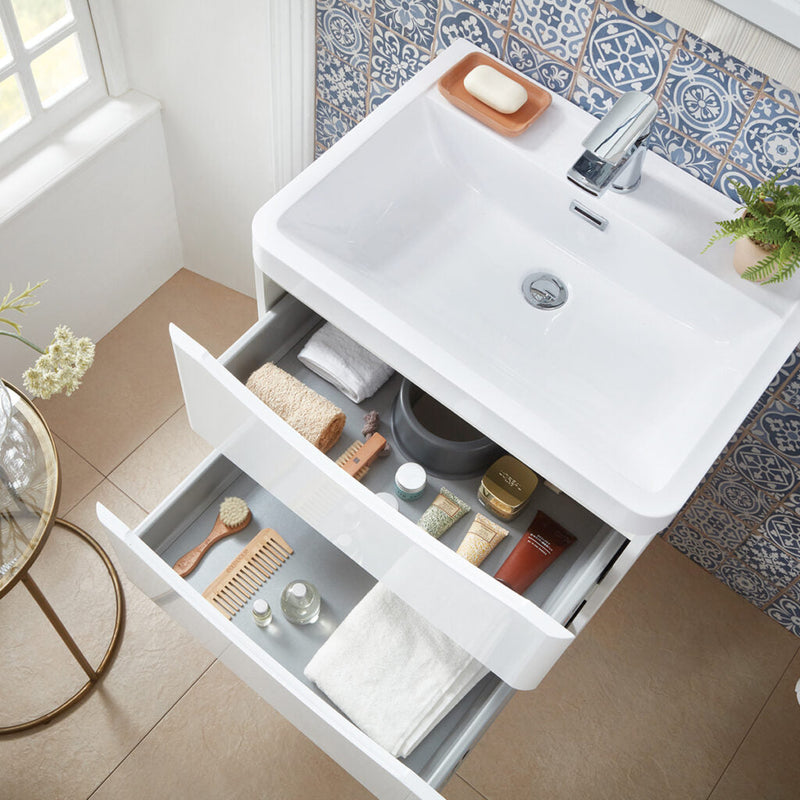 Amina 600 Wall Hung Vanity Unit