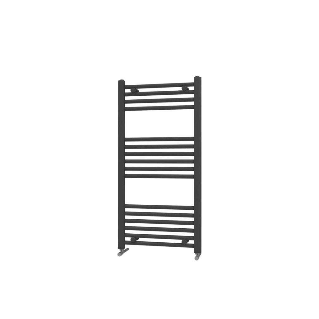 Strike Black 600X1000 Towel Rail