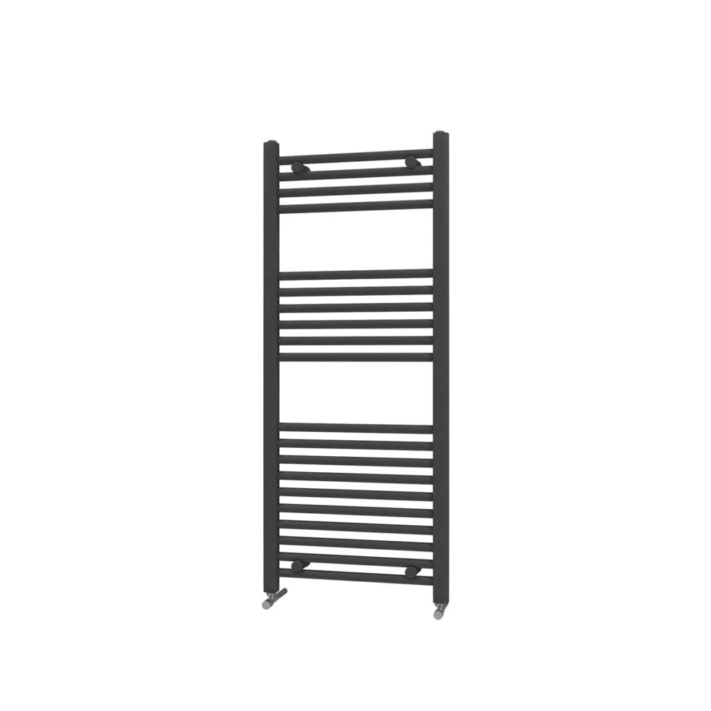 Strike Black 600X1200 Towel Rail