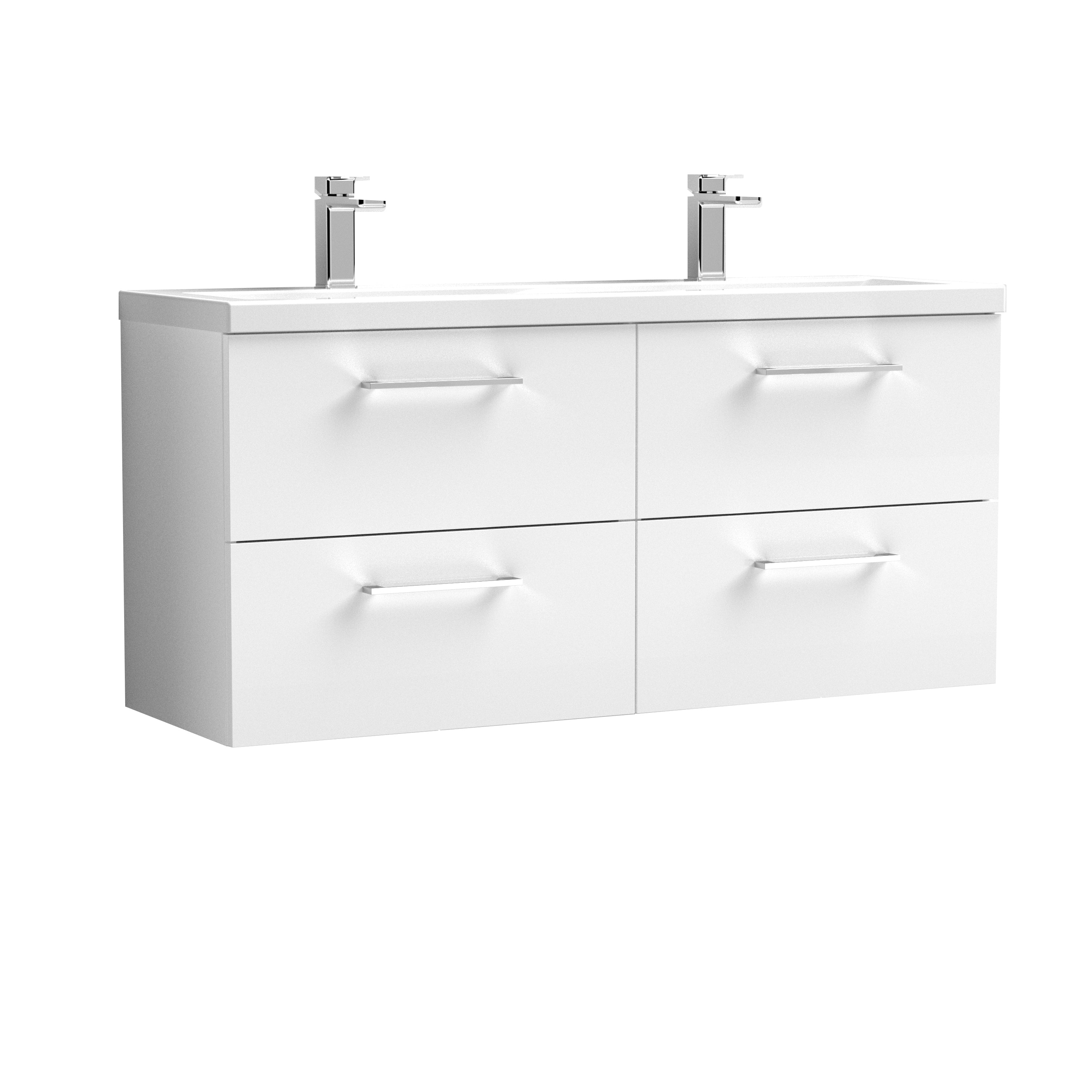 1200mm Wall Hung 4-Drawer Vanity