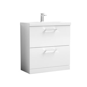 800mm Floor Standing 2-Drawer Vanity