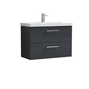 800mm Wall Hung 2-Drawer Vanity