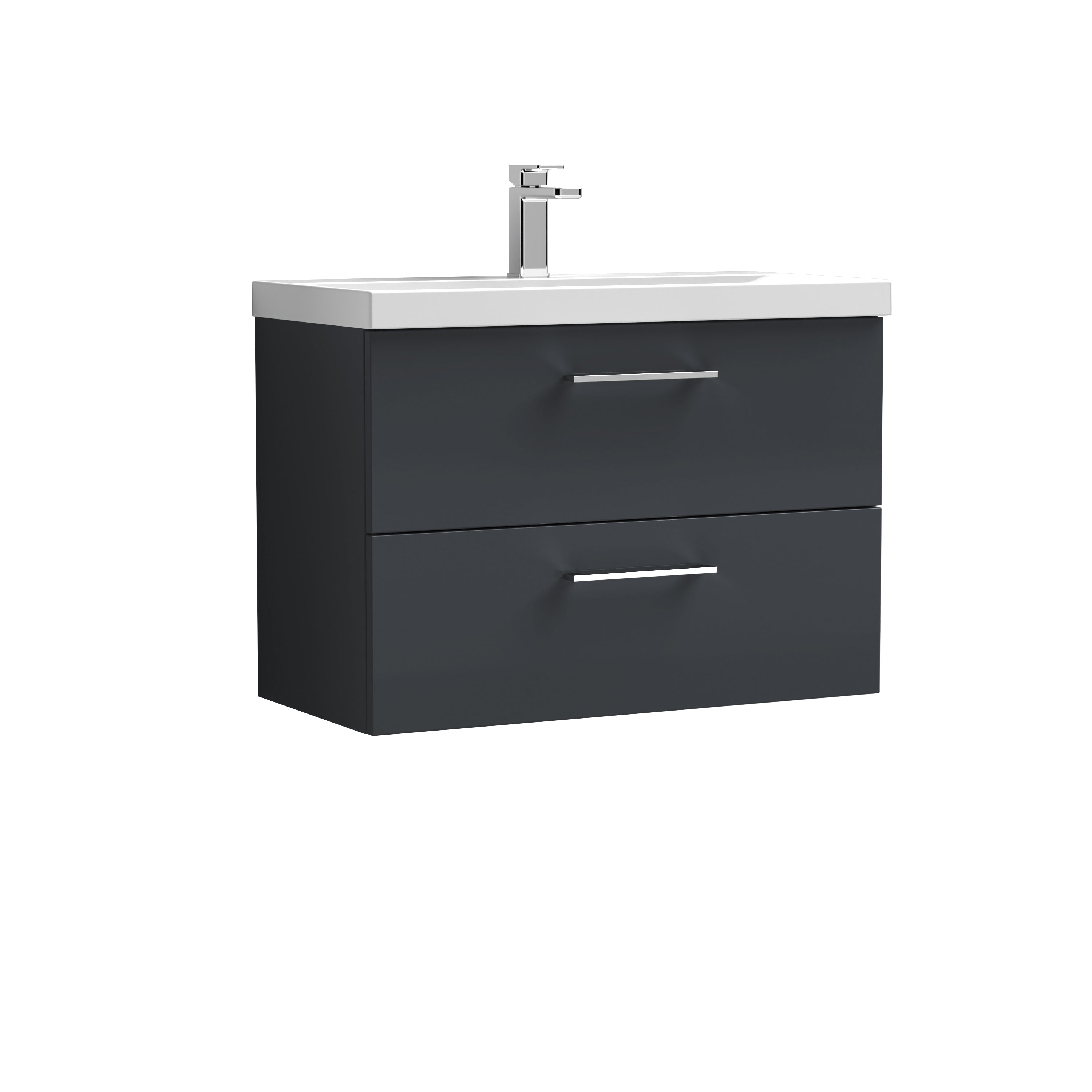800mm Wall Hung 2-Drawer Vanity