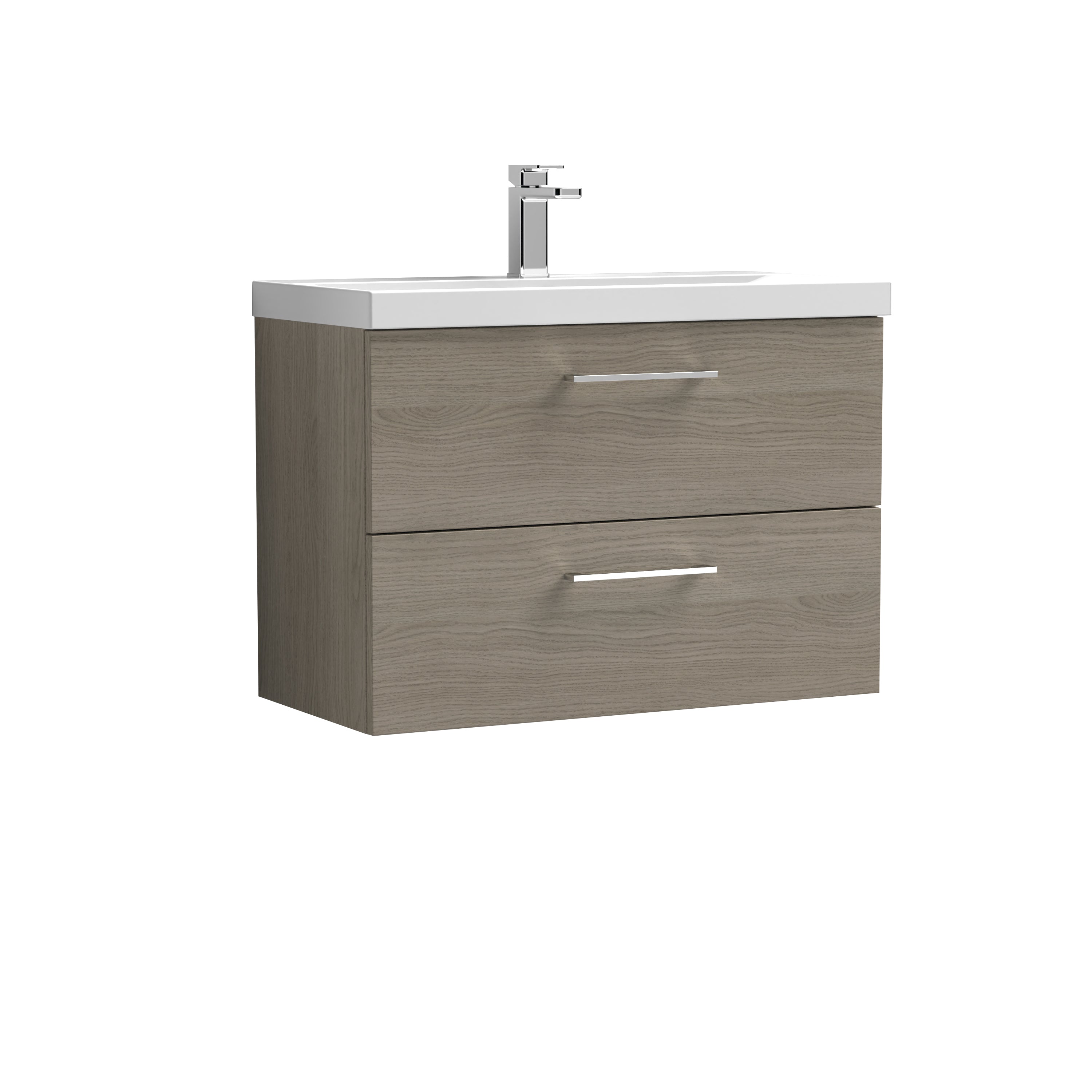800mm Wall Hung 2-Drawer Vanity