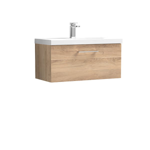 800mm Wall Hung 1-Drawer Vanity