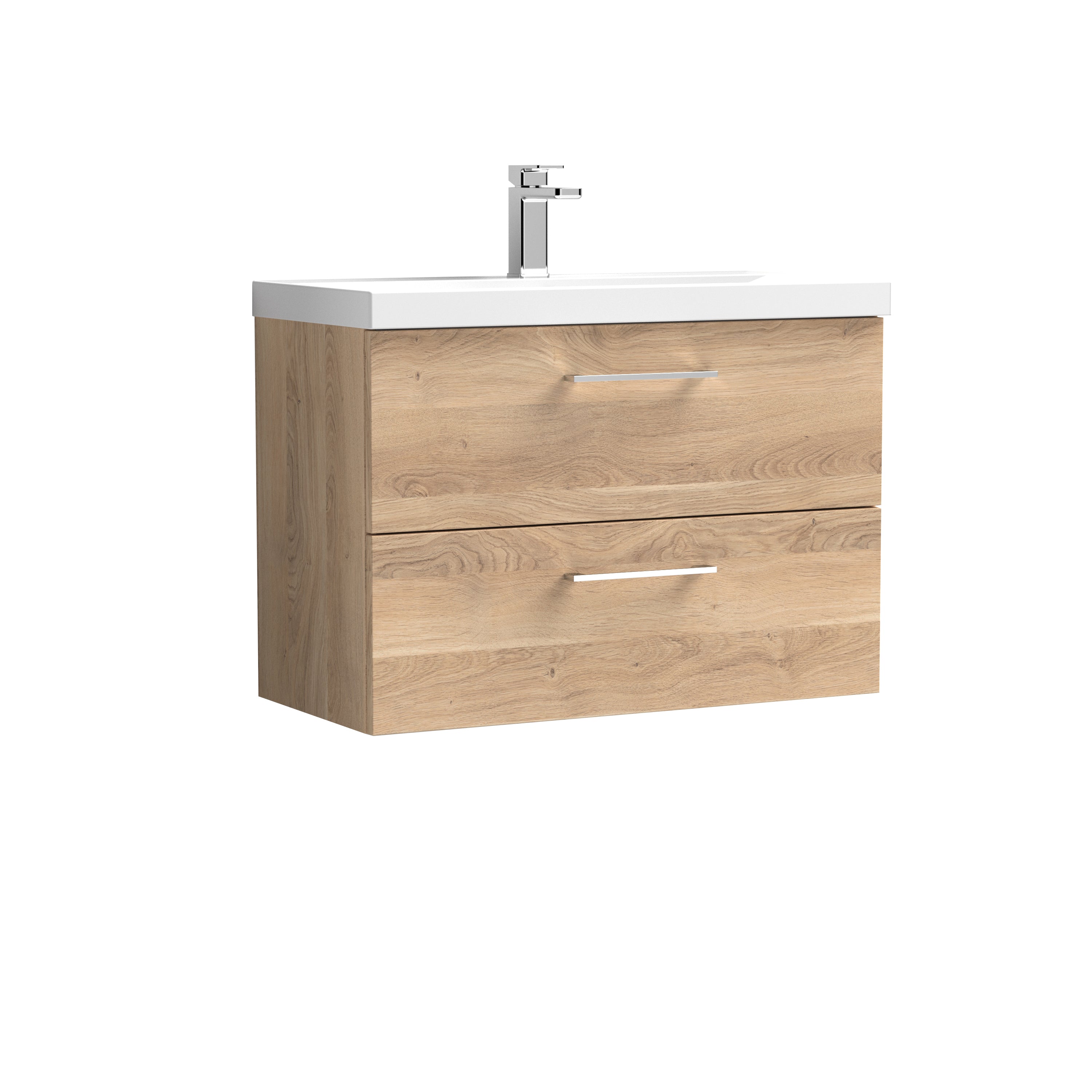 800mm Wall Hung 2-Drawer Vanity