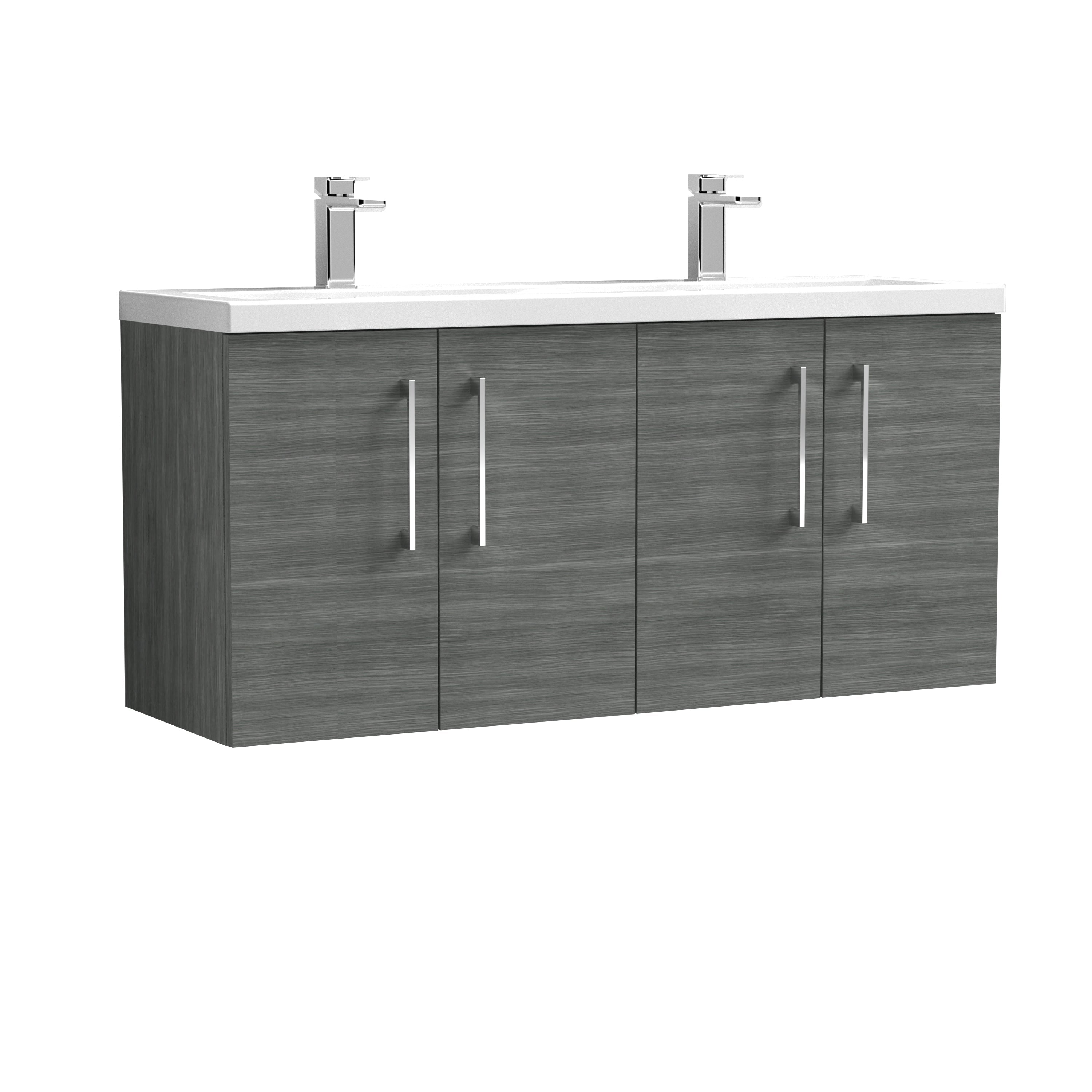1200mm Wall Hung 4-Door Vanity