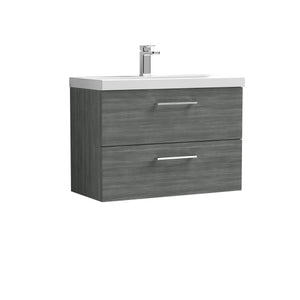 800mm Wall Hung 2-Drawer Vanity