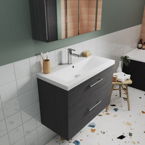 800mm Wall Hung 2-Drawer Vanity