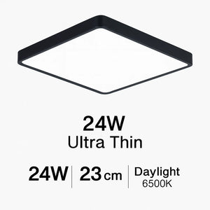 Ultra Thin LED Ceiling Light 24W Square