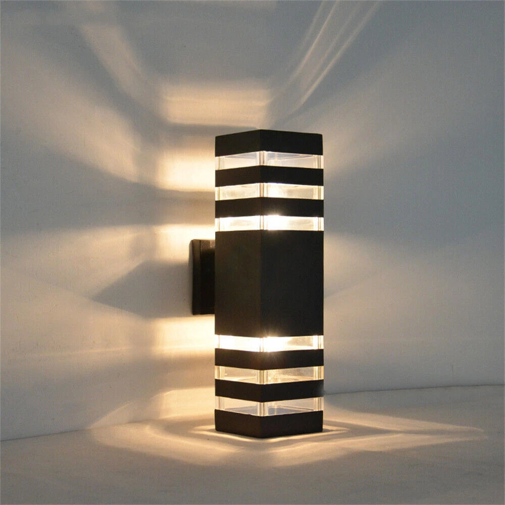 Modern Up Down LED 6 Tier Wall Light