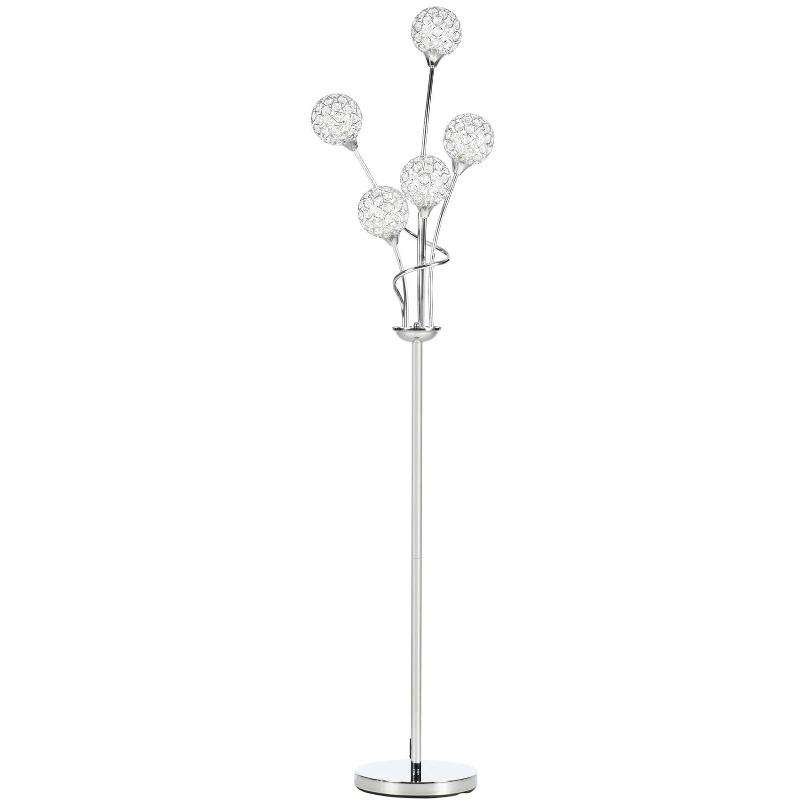 HOMCOM Modern Floor Lamp