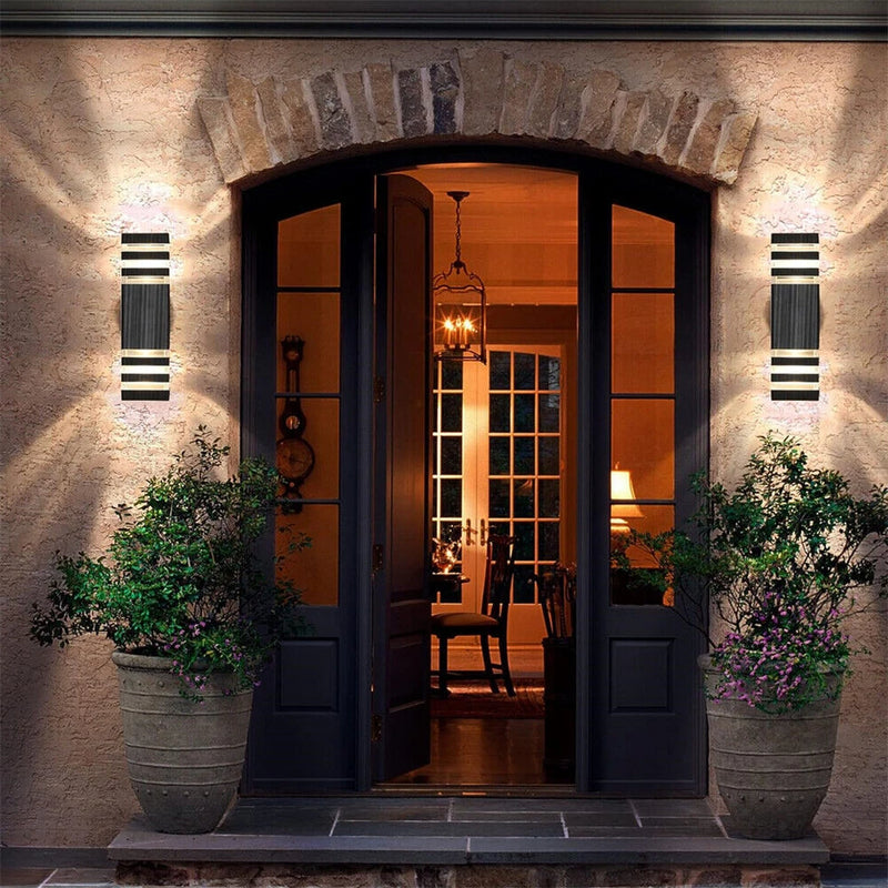 Modern Up Down LED 6 Tier Wall Light