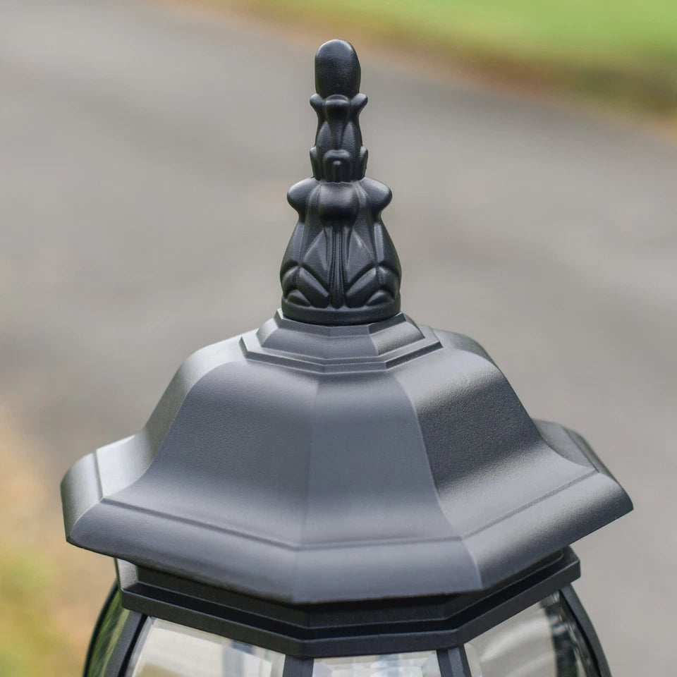 Ascot  Black Pillar Light