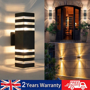 Modern Up Down LED 6 Tier Wall Light